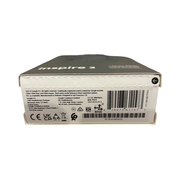 Fitbit Inspire 3 Activity Tracker Heart Rate Monitor Black New In Box - Picture 8 of 8